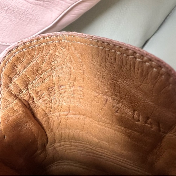 GUCCI Princetown Leather Horsebit Loafer Mules Sz 37.5 Perfect Pink Italy Made - Picture 12 of 17